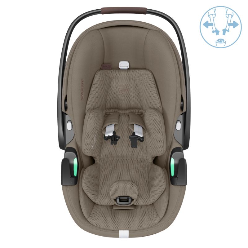 Cadeira auto I-size Pebble 360º Pro² Twilic Truffle da Maxi Cosi 14