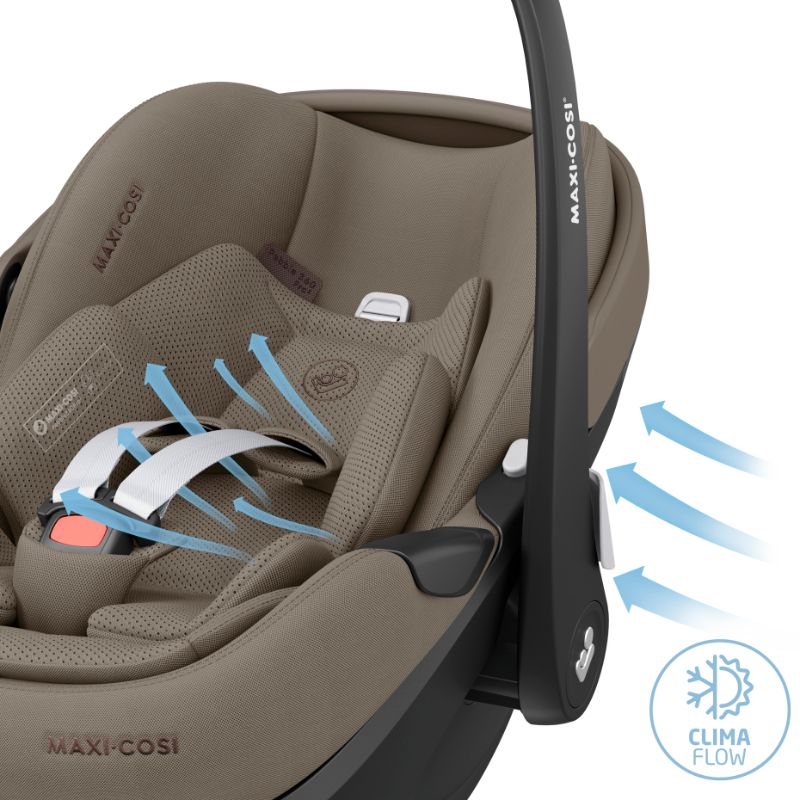 Cadeira auto I-size Pebble 360º Pro² Twilic Truffle da Maxi Cosi 15