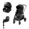 Trio Zelia³ Essential Black Pebble 360º Pro² Twillic Black e base FamilyFix 360º Pro 