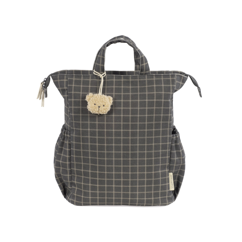 Mochila Tartan Cinza da Pasito a Pasito