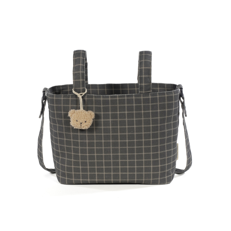 Bolsa Organizadora Tartan Cinza da Pasito a Pasito 1