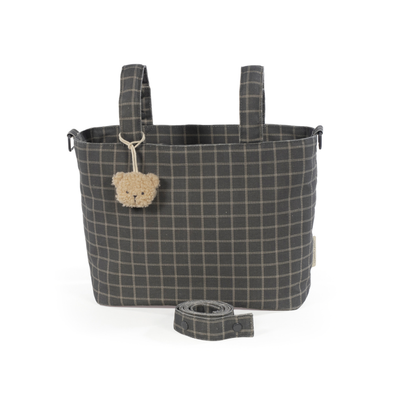 Bolsa Organizadora Tartan Cinza da Pasito a Pasito 4