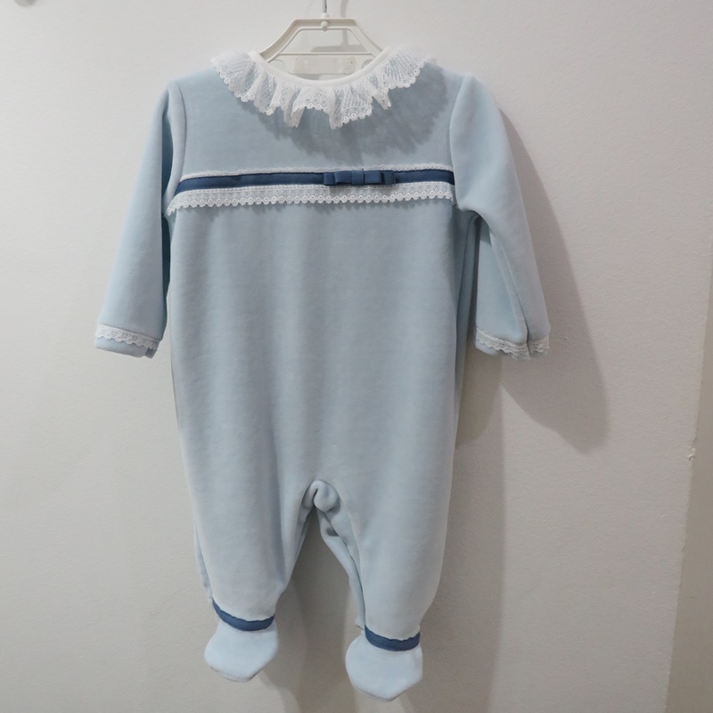 Babygrow  de algodão laminado Romantic1 da Pim Pam Pum