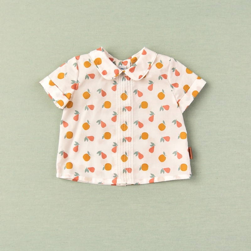 Blusa Pera com frutas da Cocote